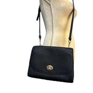 EUC COACH 76618 TILLY LEATHER GOLD CROSSBODY BAG